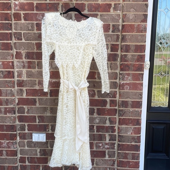 🤍Jessica McClintock Lacy Dress🤍 - Picture 11 of 13